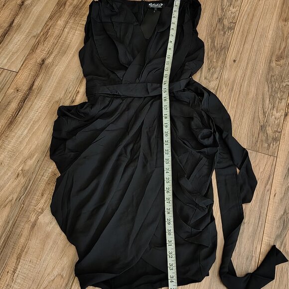 Rachael G. Grecian Style Dress with Slings, High Back, Black, Size 2 and 4 - Picture 8 of 12